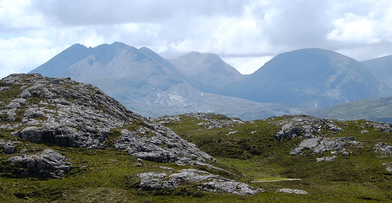 Beinn Eighe viewed from Beinn a' Mhuinidh